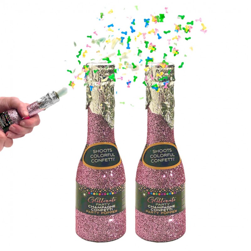 Glitterati Penis Party Champagne Confetti 2-Pack
